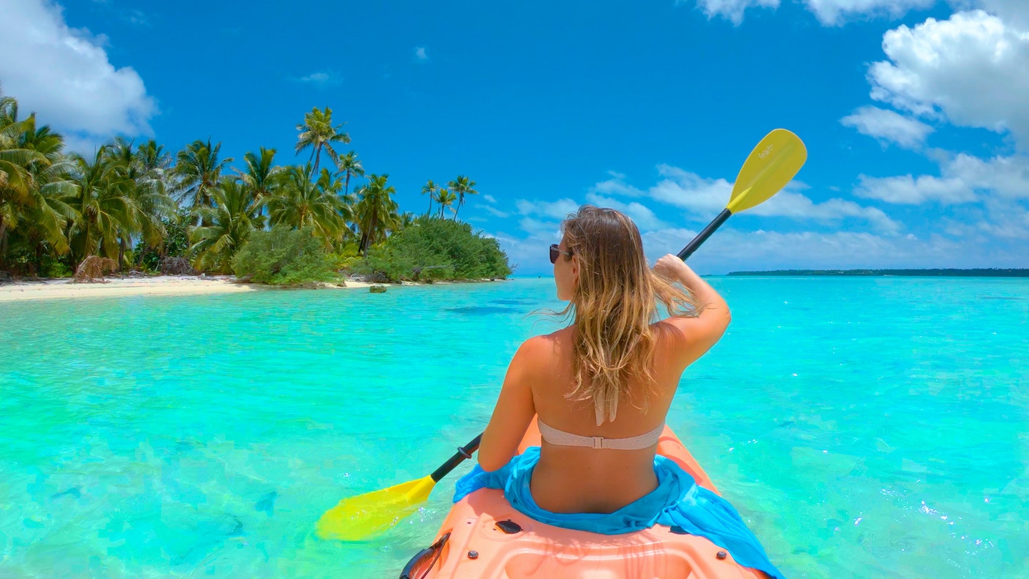 Kayaking in Caribbean